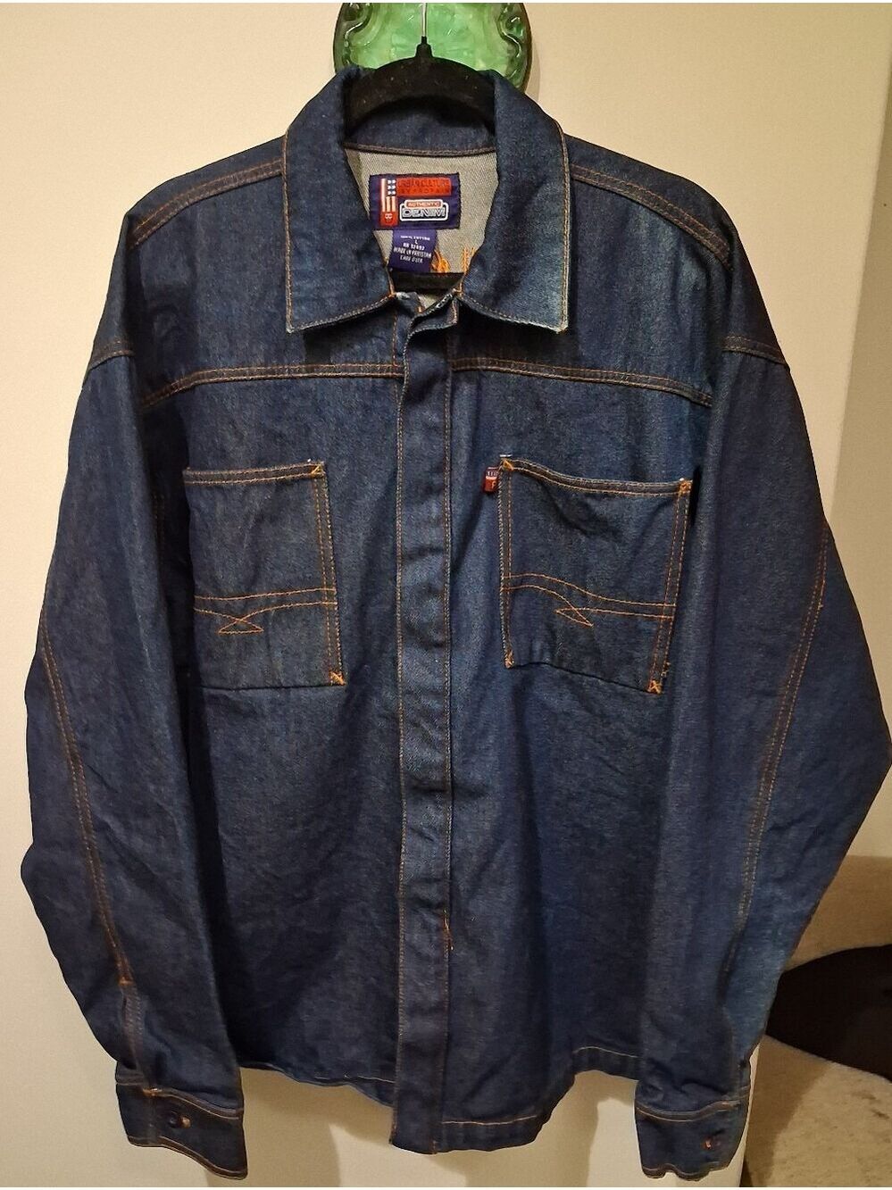 Vintage Urban Culture Long Sleeve Denim  Shirt/Jacket